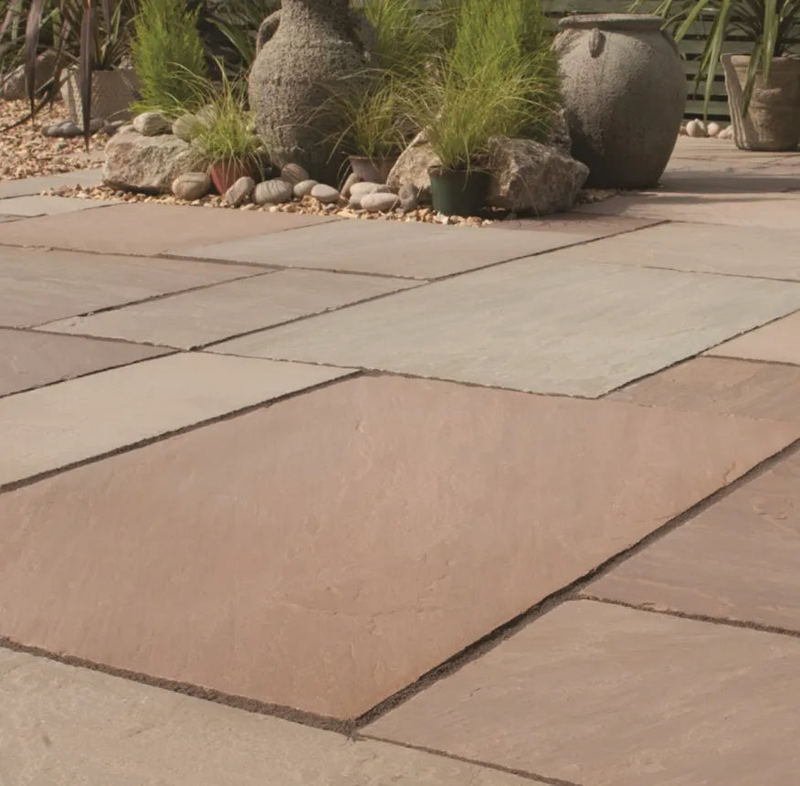 Blended Natural Sandstone Paving